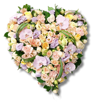 Coeurs floraux pleins et ajourés