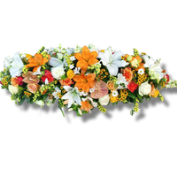 Raquette florale funéraire 