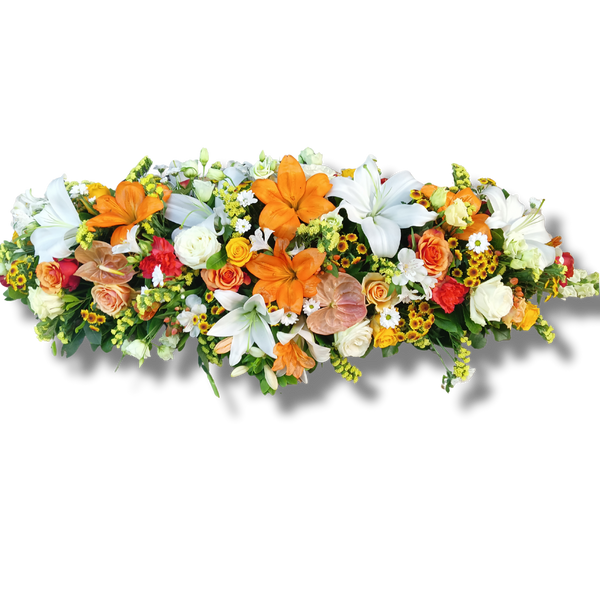 Raquette florale funéraire 