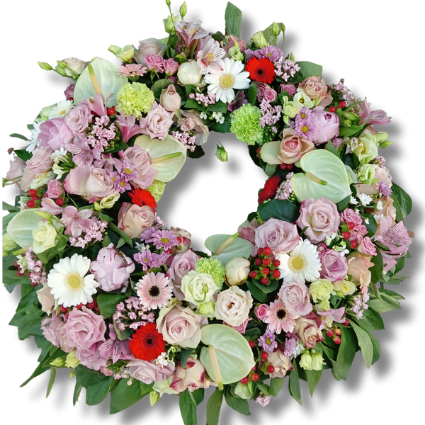 Couronne florale Peonies